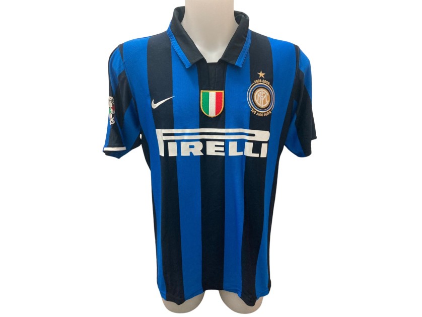 Crespo's Inter Match-Issued Shirt, Inter vs Milan 2003