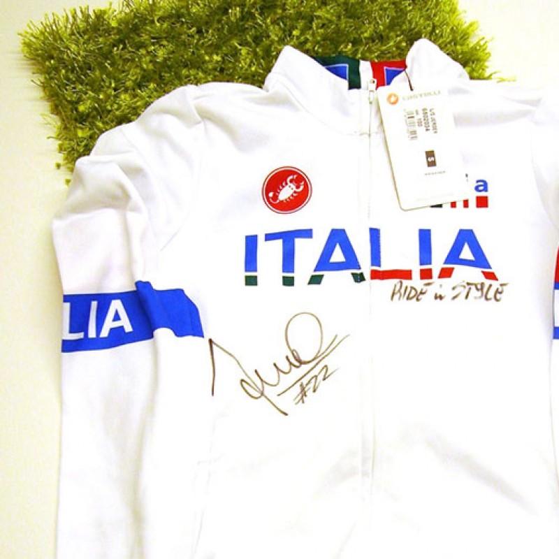 La maglia della nazionale italiana di Fontana, Giochi Olimpici Londra 2012 - firmata