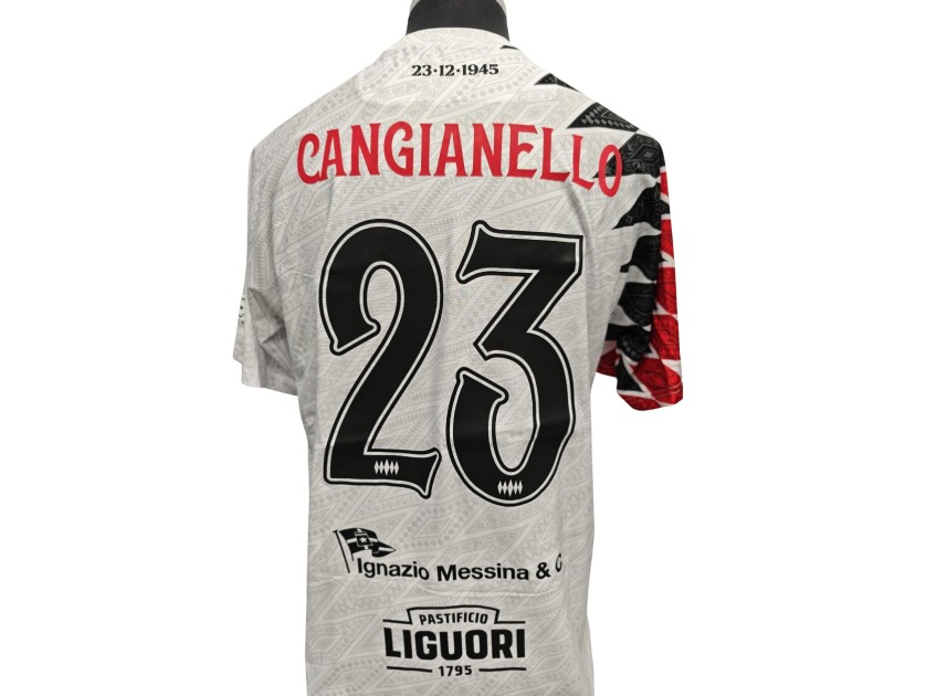 Cangianiello's Comemmorative Match-Worn Shirt + Shorts, Latina vs Sorrento 2026 - 80th Anniversary with RF78 Patch
