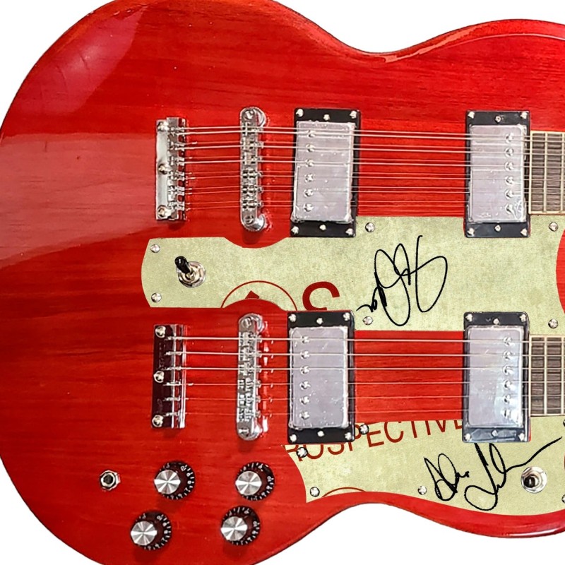 Chitarra Doppio Manico 18 Corde con Pickguard Autografati dai Rush – Edizione Signature