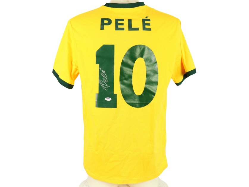 Pele Official Brasil Signed Shirt - With COA