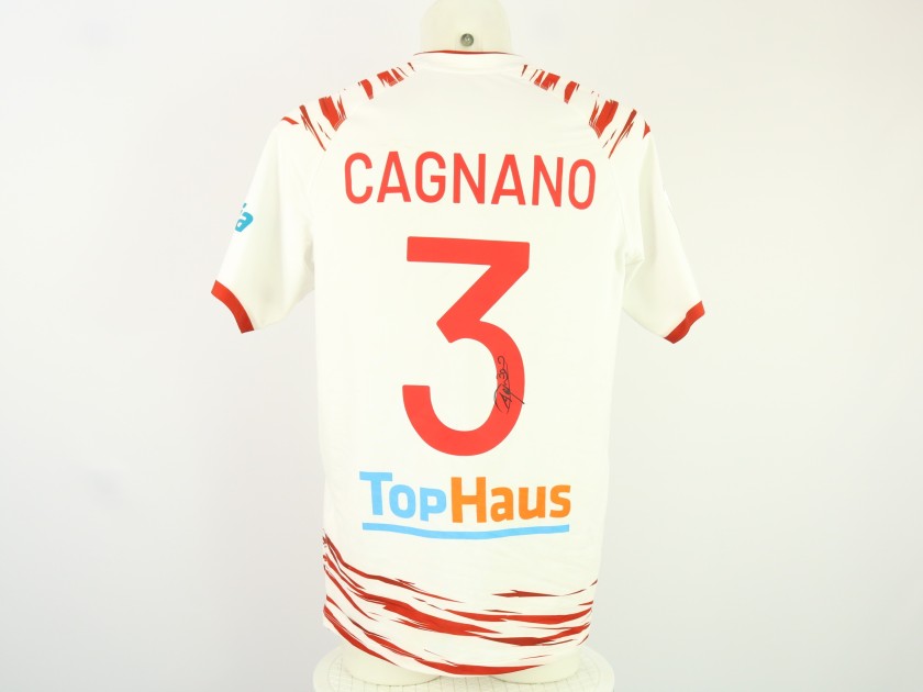 Cagnano's unwashed Signed Shirt, Pisa vs Sudtirol 2024 