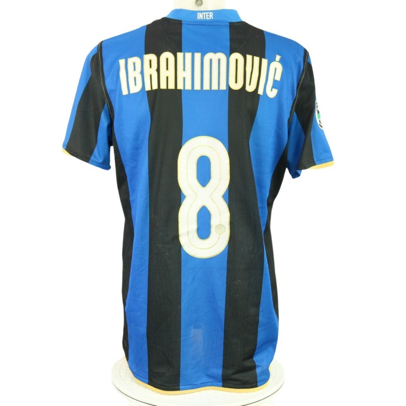 Ibrahimovic's Inter Milan Match Shirt, Serie A 2008/09