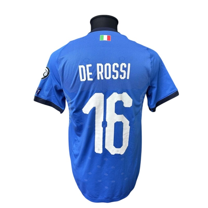 De Rossi's Italy vs Sweden Issued Shirt, FIFA World Cup Qualifiers 2017