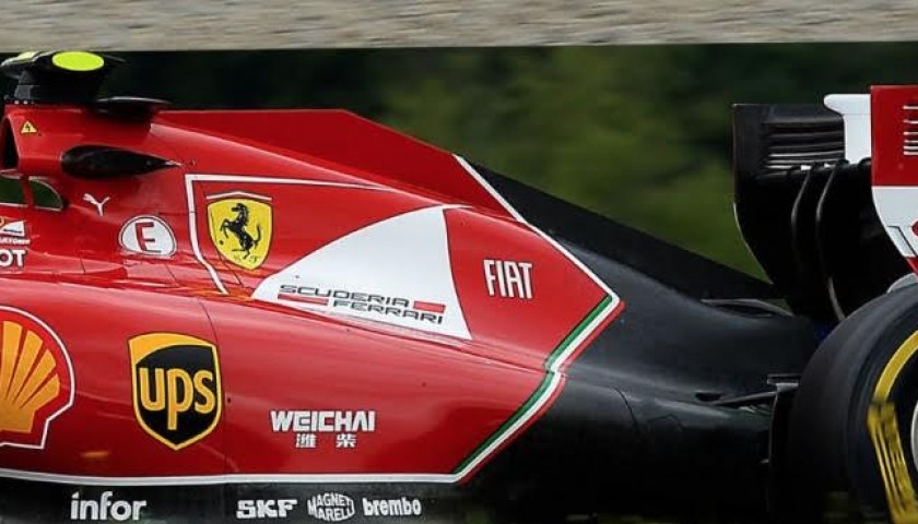 Raikkonen and Alonso Ferrari F14 T Original Side Pod