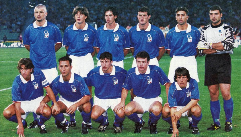 Del Piero's Match-Issued/Worn Shirt, Italy-Slovenia 1995