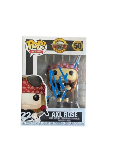 Guns N' Roses Axl Rose Signed Funko Pop - Rocks Figurine