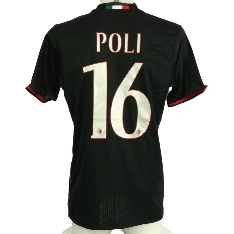 Poli's AC Milan Match Shirt, 2016/17