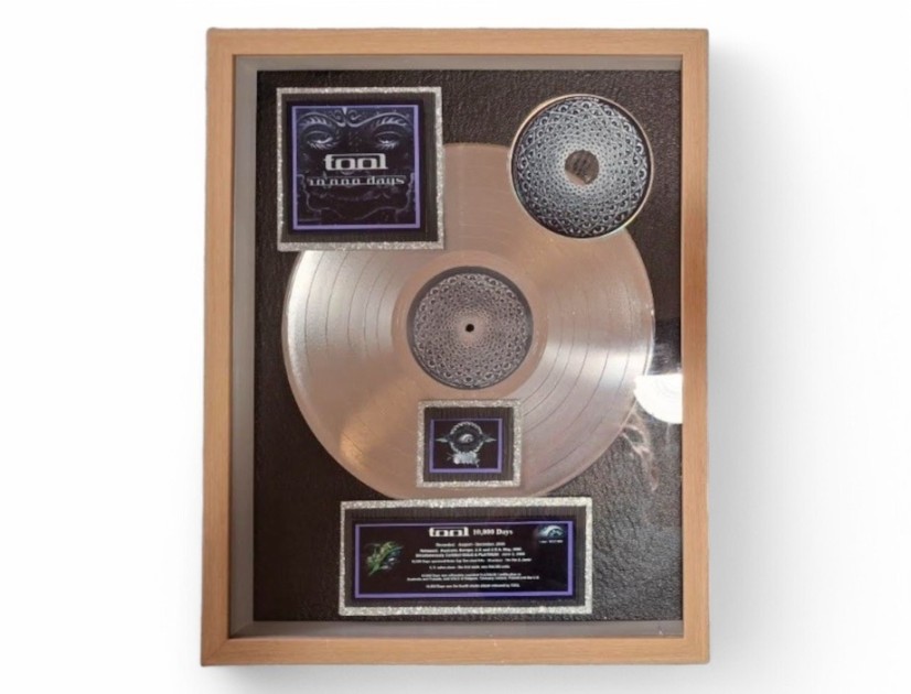 Tool "10,000 Days" Platinum Award