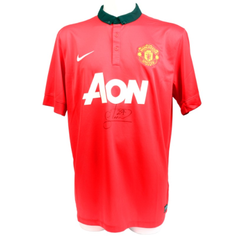 Silvestre Signed Official Manchester United Shirt