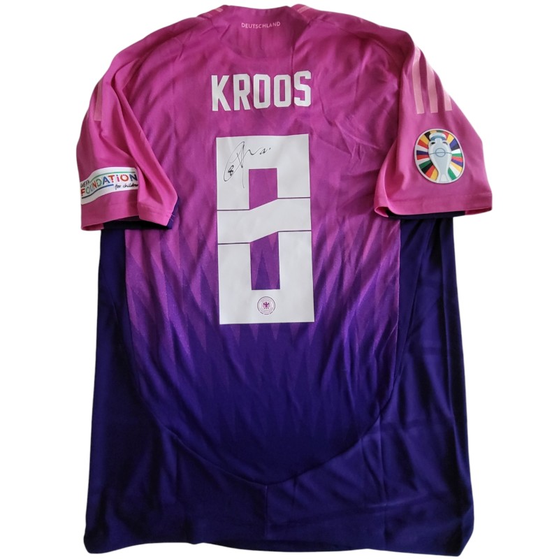 Maglia Preparata Kroos Germania vs Ungheria, EURO 2024 - Autografata