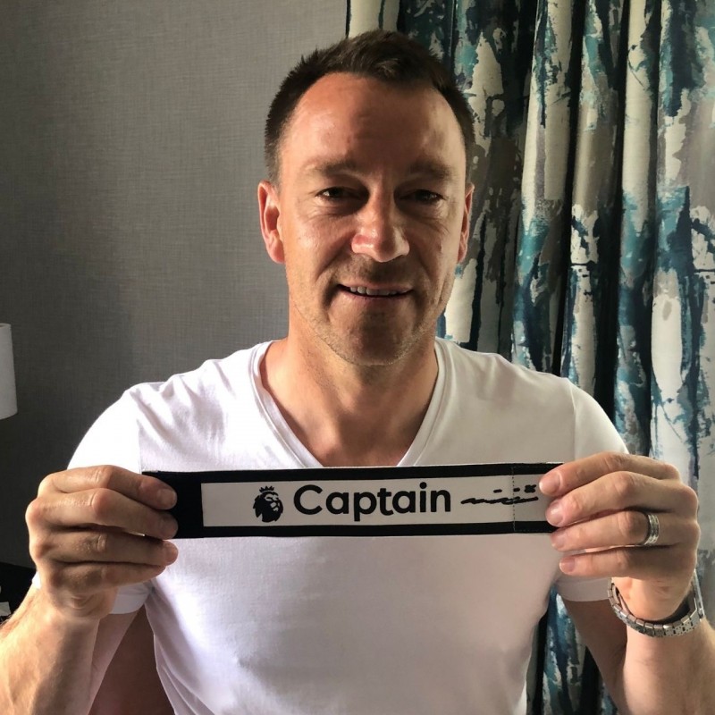John Terry Signed Premier League Rare Captain Armband