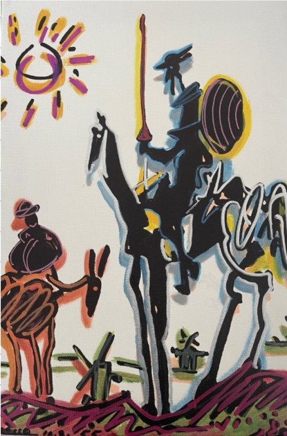 "Don Quixote" by Steve Kaufman