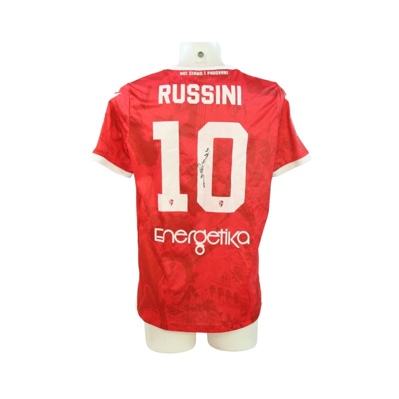 Russini's Signed Unwashed Shirt, Pergolettese vs Padova 2024