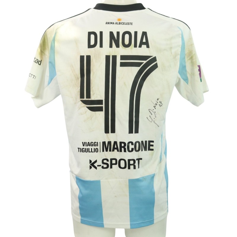 Di Noia's Signed Unwashed Shirt, Perugia vs Virtus Entella 2024