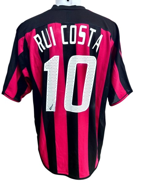 Rui Costa's Match-Issued Shirt, Juventus vs Milan Italian Supercup 2003