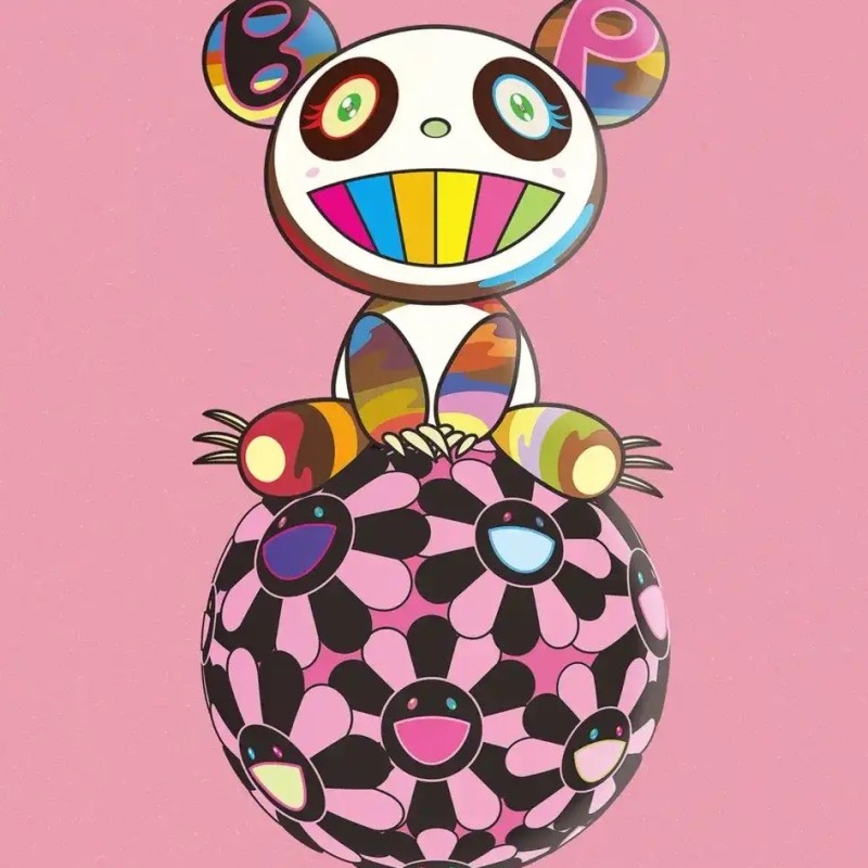 BLACKPINK Pandakashi (Pink) by Takashi Murakami