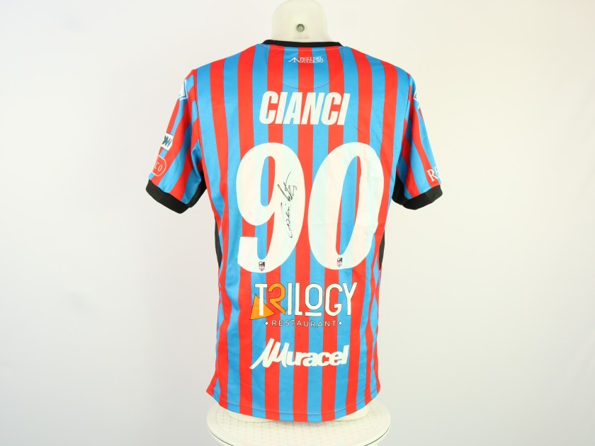 Cianci's unwashed Signed Shirt, Catania vs Benevento 2024 