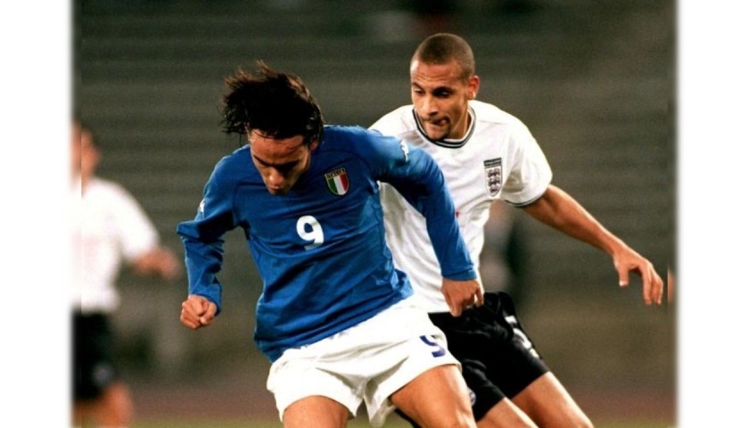 Inzaghi's Match Shirt, Italy-England 2000