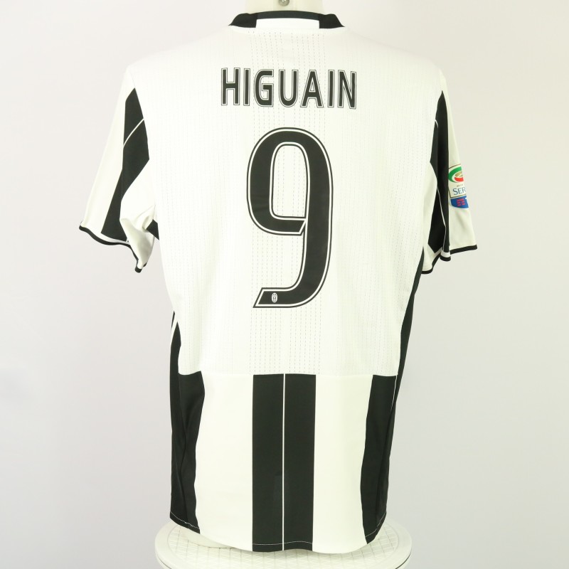 Higuain's Juventus Match Shirt, 2016/17