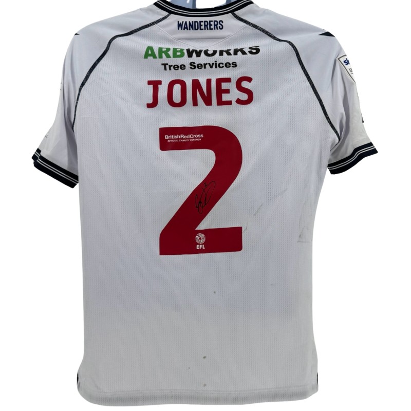 Jones' Bolton Wanderers Signed Match Worn Shirt