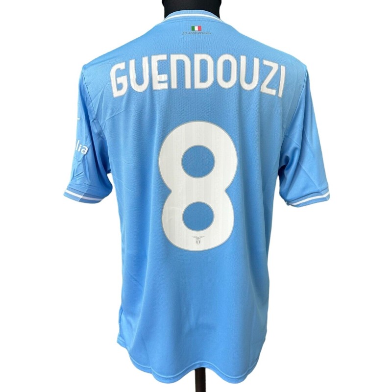 Guendouzi's Issued Shirt, Inter vs Lazio Italian Supercup 2024