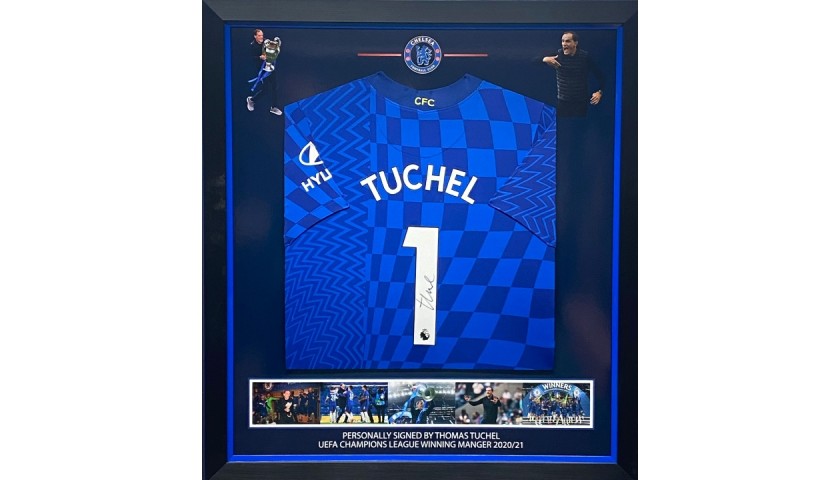 Thomas Tuchel's Chelsea Signed and Framed Shirt