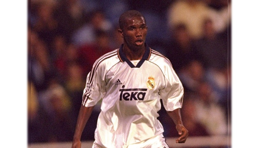 Eto'o's Official Real Madrid Signed Shirt, 1998/99