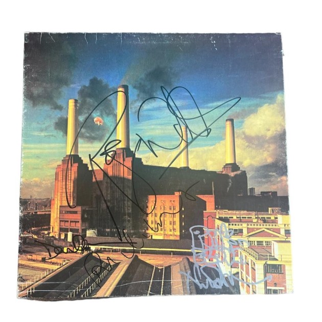 LP in vinile dei Pink Floyd firmato Animals