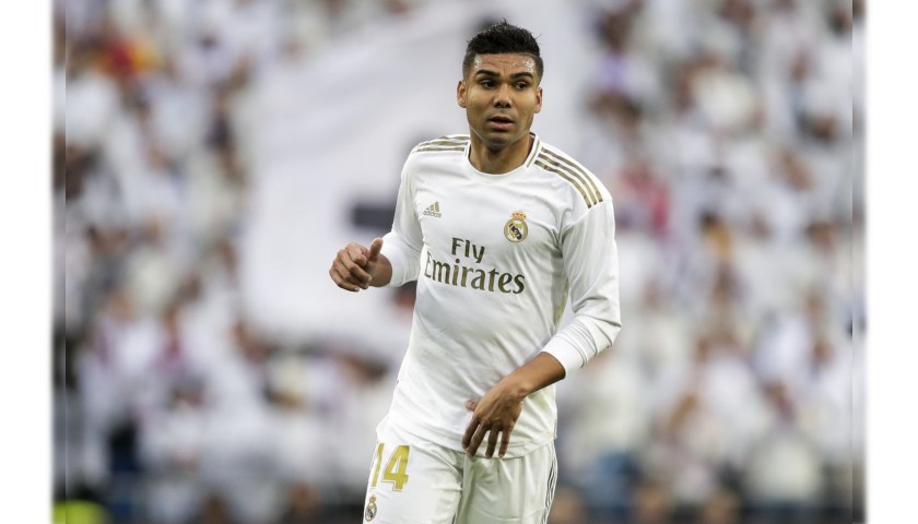 Casemiro's Official Real Madrid Signed Shirt 2019/20