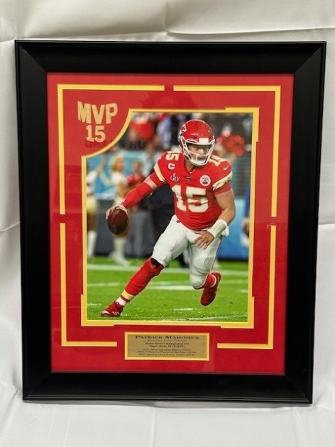 Patrick Mahomes' Kansas City Chiefs Framed Photo