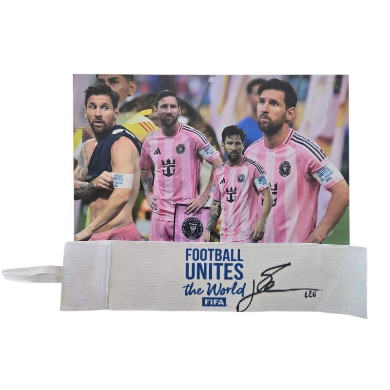Fascia Capitano Messi Inter Miami, 2025/26 - Autografata