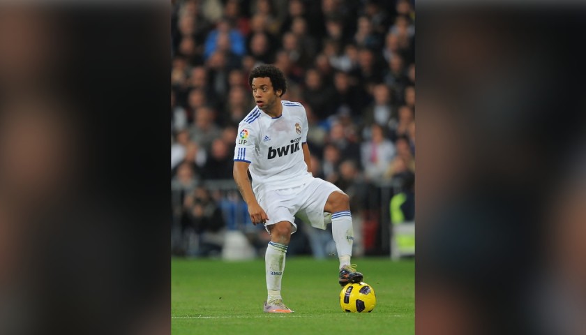 Marcelo's Official Real Madrid Signed Shirt 2010/11 