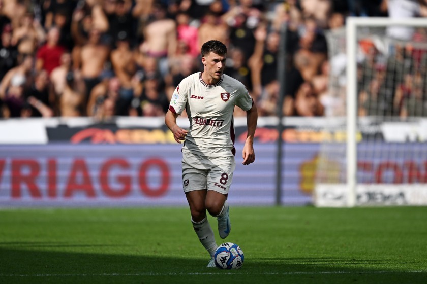 Hrustic's Match-Worn Shirt, Reggiana vs Salernitana 2024