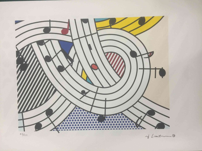 Offset lithography by Roy Lichtenstein (after)