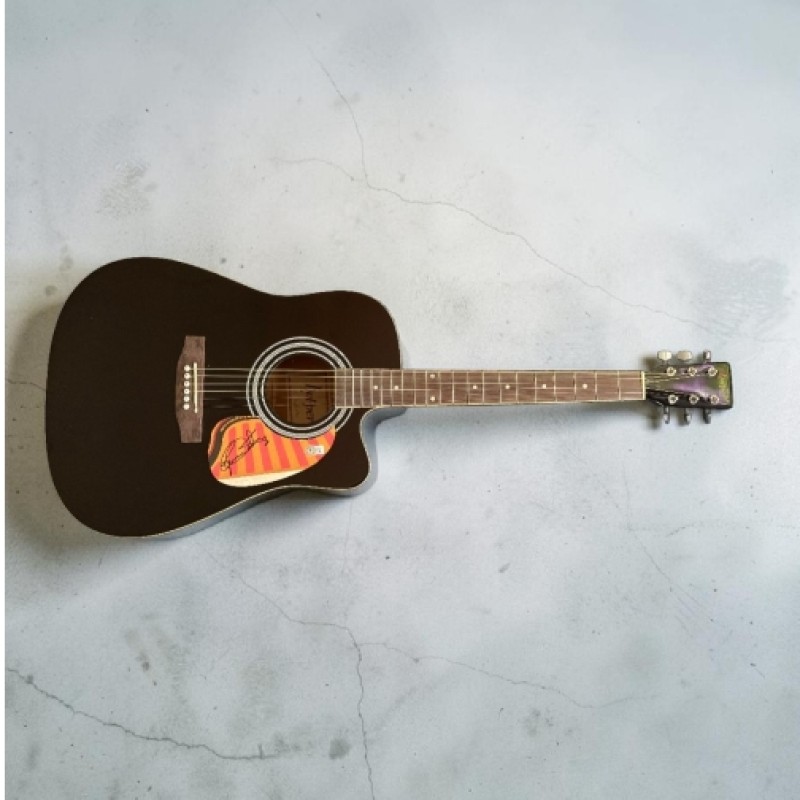 Roger Daltrey of The Who Signed Acoustic Guitar 
