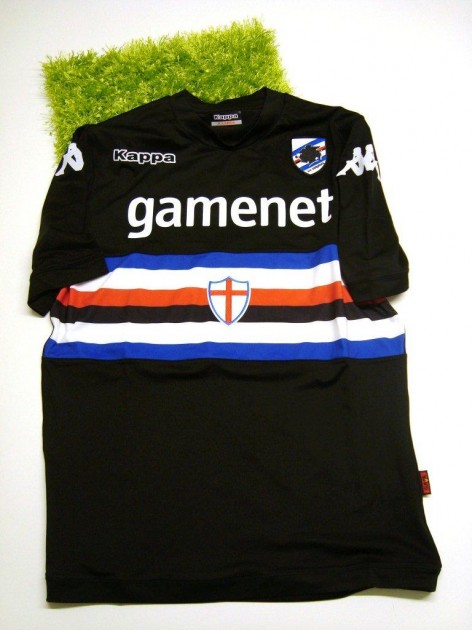 Sampdoria match issued shirt, De Silvestri, Serie A 2013/2014 - signed