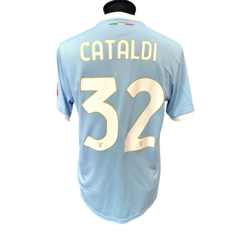 Cataldi's Issued Shirt, Lazio vs Empoli 2024 - 1st Scudetto's 50th Anniversary