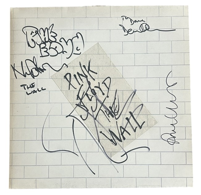 Pink Floyd Signed The Wall Vinyl LP