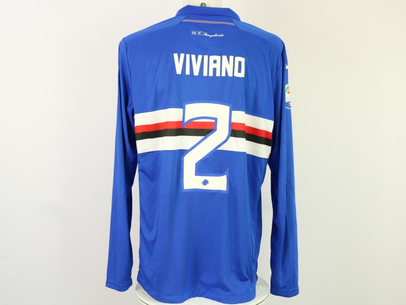 Viviano's Sampdoria Match-Issued Shirt, 2017/18
