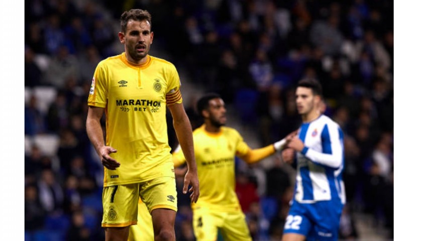 Stuani's Girona Match Shirt, 2018/19