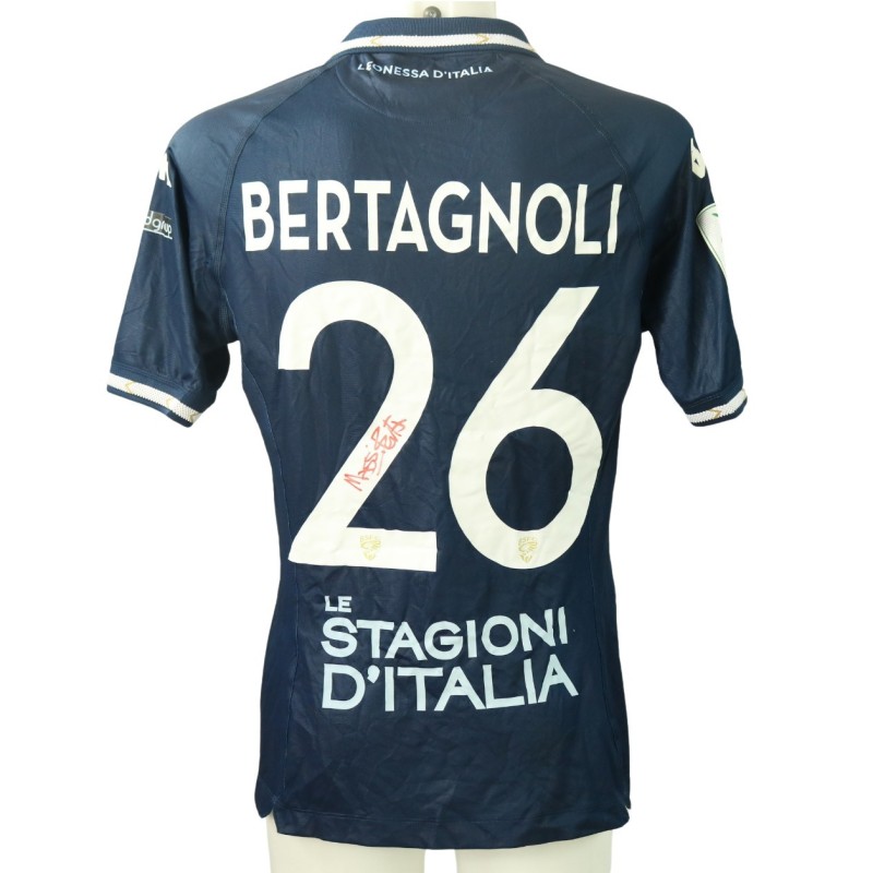 Maglia Bertagnoli unwashed Südtirol vs Brescia 2024 - Autografata