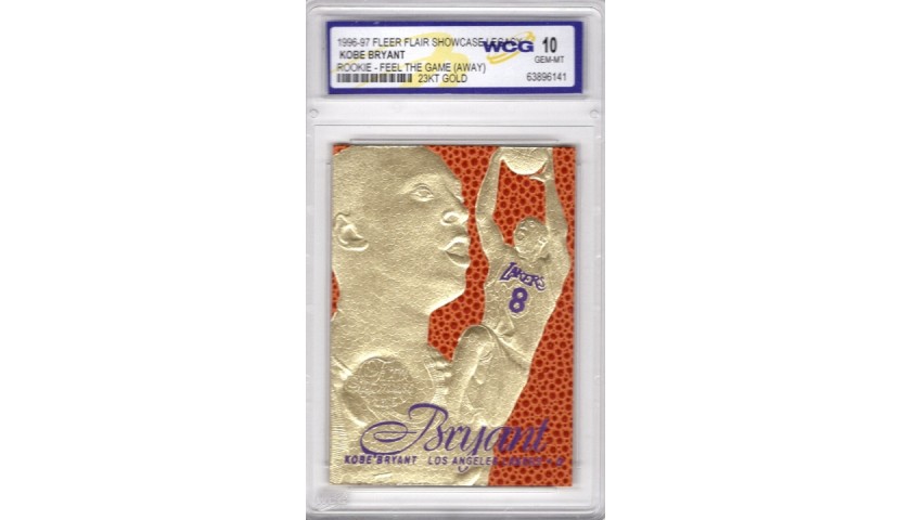 Kobe Bryant Los Angeles Lakers Limited Edition Gold Card