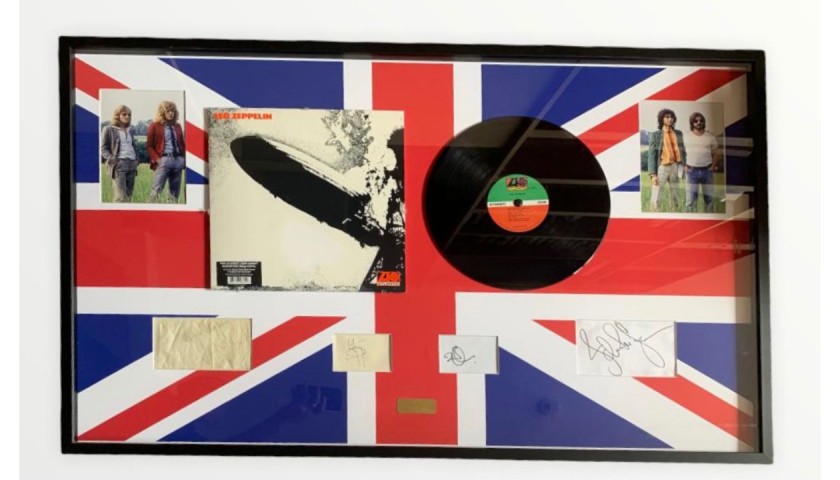 Led Zeppelin Signed Framed Display