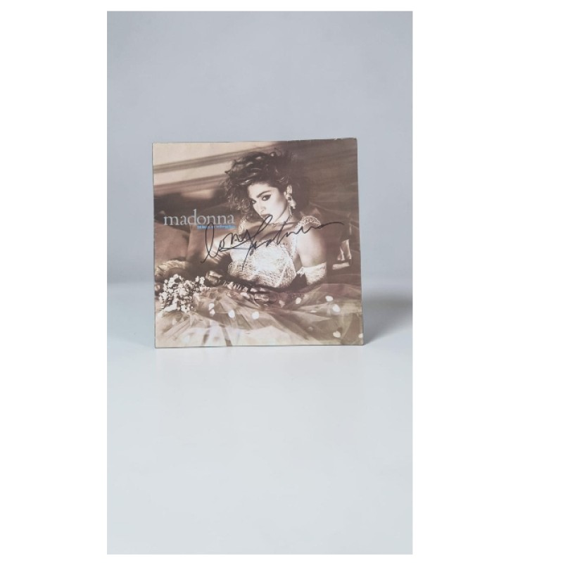 LP in vinile "Like A Virgin" autografato da Madonna