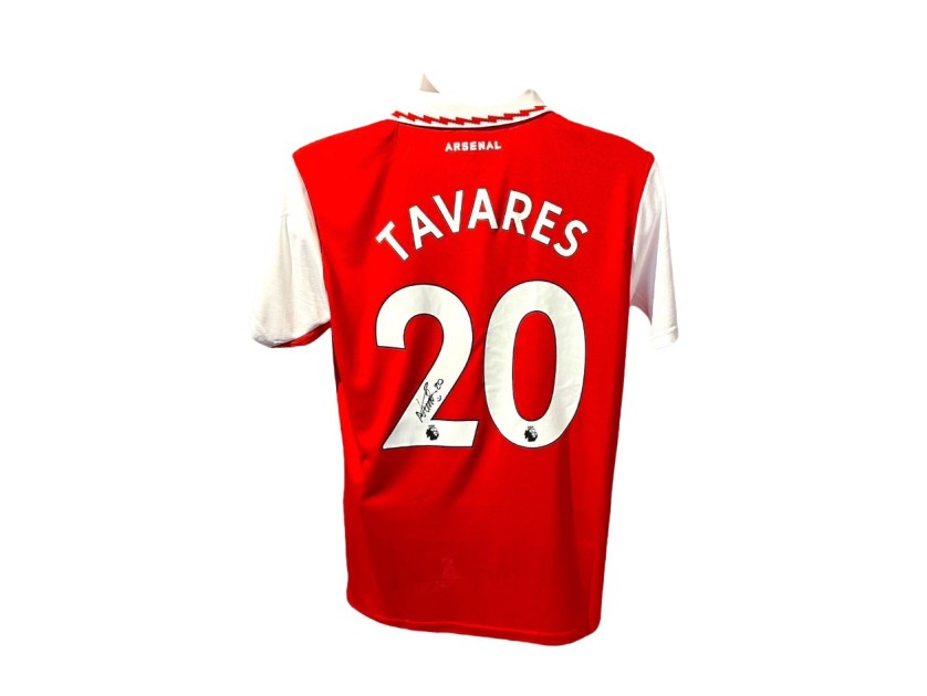 Replica della maglia dell'Arsenal 2022/23 firmata da Nuno Tavares