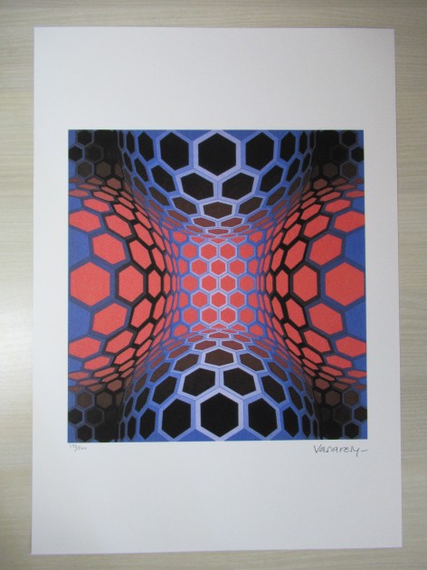 Set of Four Offset Lithographs by Victor Vasarely