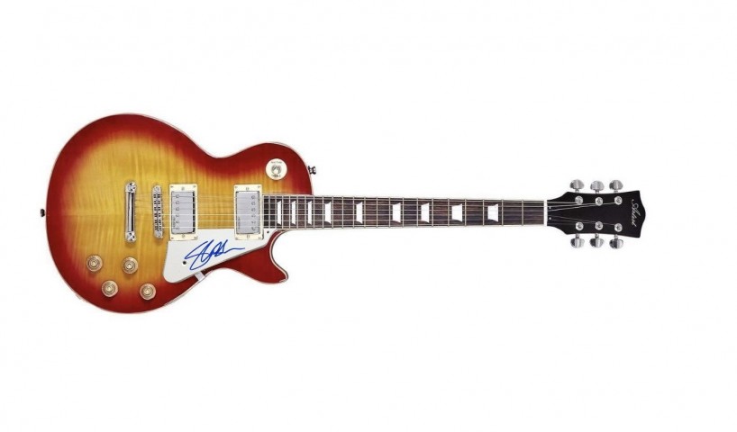 Slash of Guns N'Roses Signed Les Paul Style Guitar
