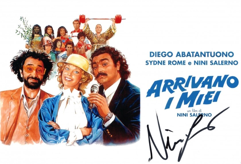 "Arrivano i miei" - Nini Salerno Signed Photograph