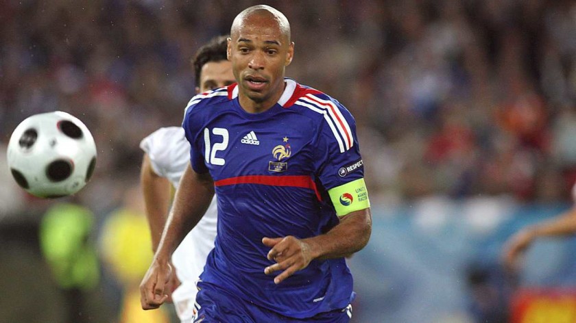 Henry's Official France Signed Shirt, 2008